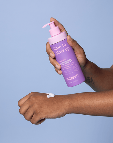 time to glow up feuchtigkeitsspendende bodylotion