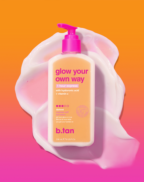 glow your own way 1-stunden express-bräune