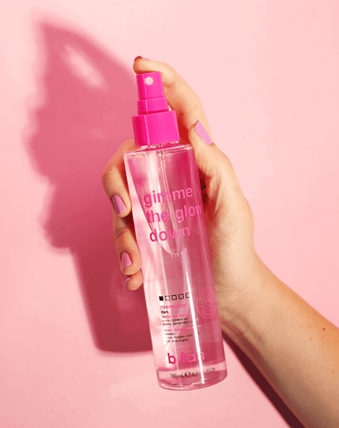 gimme the glow down gesichtsbräunungsspray