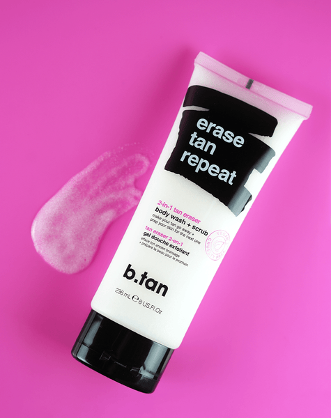 erase tan repeat 2-in-1 selbstbräuner-entferner + duschgel