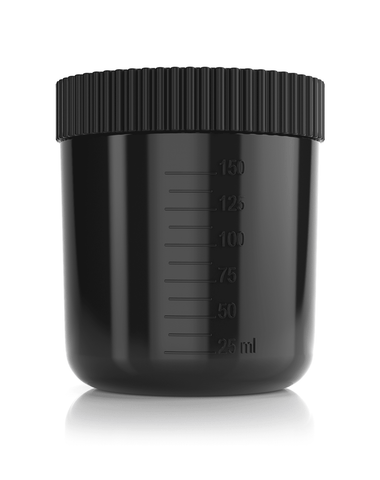 Excess 3 Tan.Cup 2er Pack inkl. Deckel - schwarz-transparent
