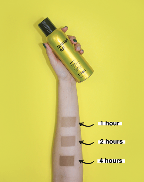 tanned AF® bräunungsspray
