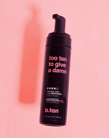 too tan to give a damn selbstbräunungsmousse