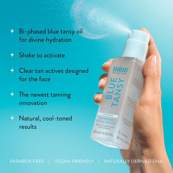MineTan Body Skin Blue Tansy 2-Phasen-Gesichtsbräunungsspray Mine Face