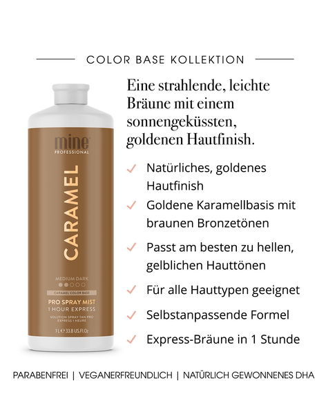 Caramel Profi-Sprühbräune