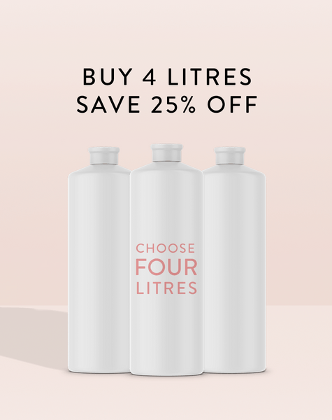 Mix & Match Kombiniere beliebige 4-Liter-Profi-Sprühbräune