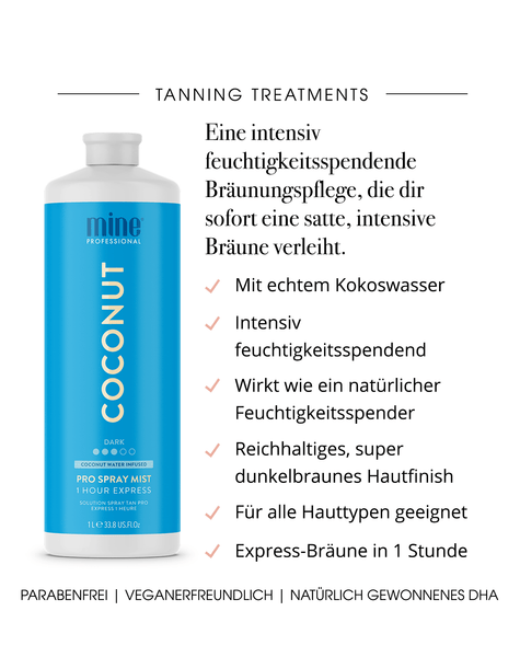 Coconut Water Profi-Sprühbräune