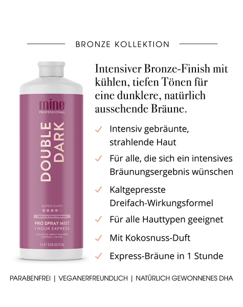Double Dark Profi-Sprühbräune