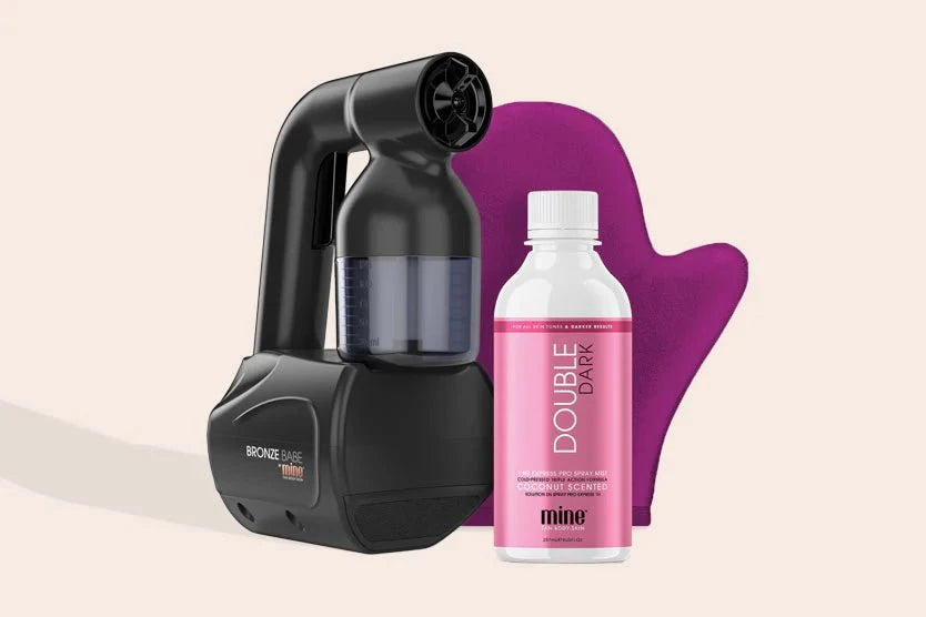 Bronze Babe Spray-Tanning-Set für zuhause