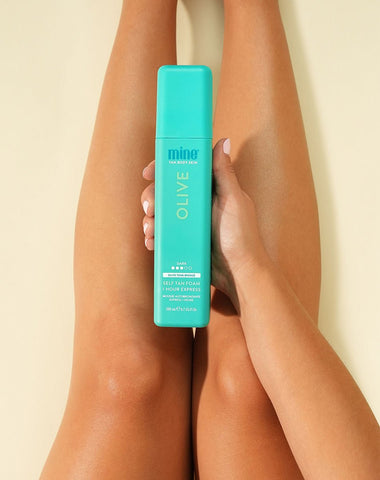 Olive Selbstbräunungsschaum