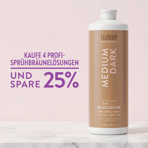 Mix & Match Kombiniere beliebige 4-Profi-Sprühbräune