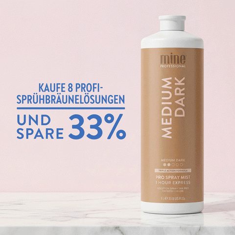 Mix & Match Kombiniere beliebige 8-Profi-Sprühbräune