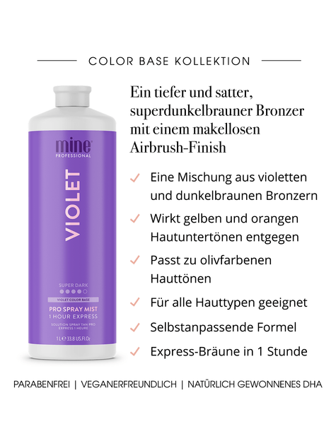 Violet Profi-Sprühbräune