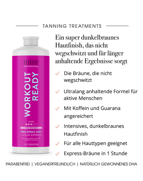 Workout Ready Profi-Sprühbräune