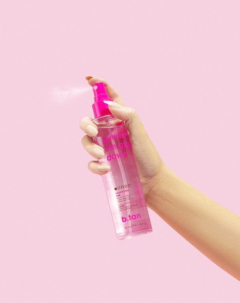 gimme the glow down gesichtsbräunungsspray