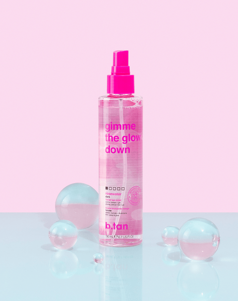 gimme the glow down gesichtsbräunungsspray