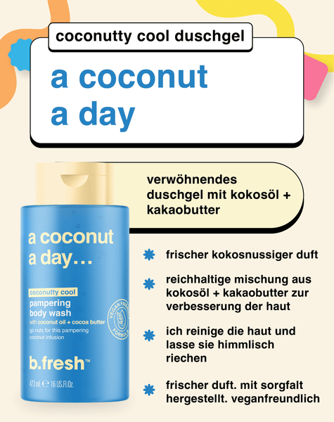a coconut a day verwöhnendes duschgel