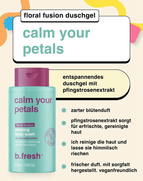 calm your petals entspannendes duschgel