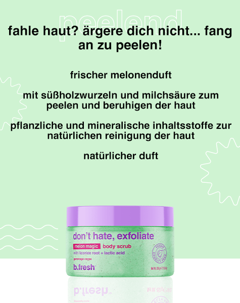 don't hate, exfoliate körperpeeling