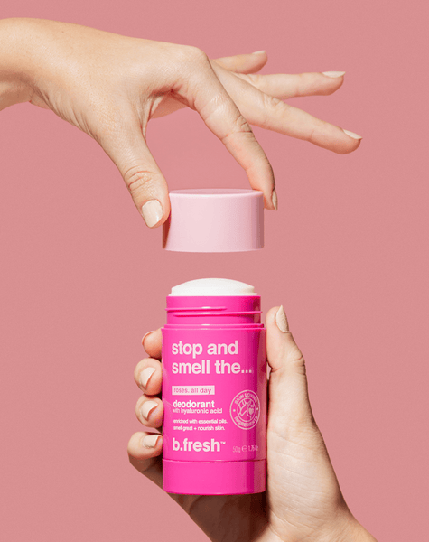 stop and smell the... roses deodorant