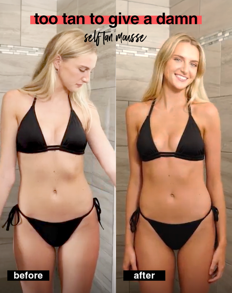 too tan to give a damn selbstbräunungsmousse