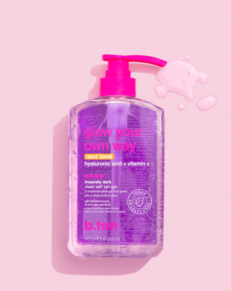 glow your own way next level transparentes selbstbräunungsgel