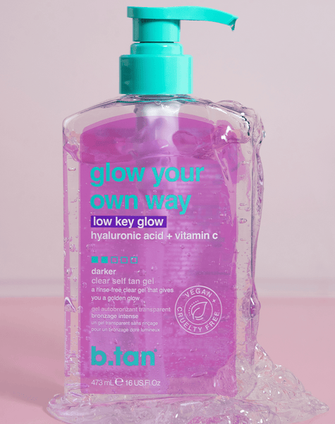 glow your own way - low key glow transparentes selbstbräunungsgel