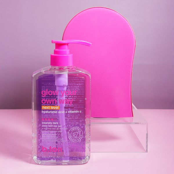 glow your own way selbstbräunungsgel applikationshandschuh