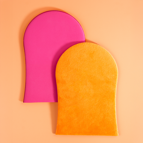 glow your own way selbstbräunungsgel applikationshandschuh