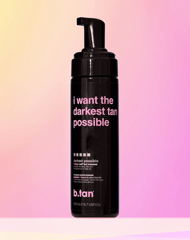 i want the darkest tan possible selbstbräunungsmousse