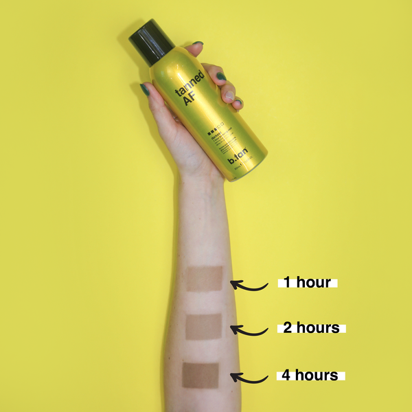 tanned AF® bräunungsspray