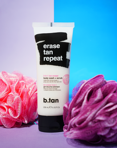 erase tan repeat 2-in-1 selbstbräuner-entferner + duschgel