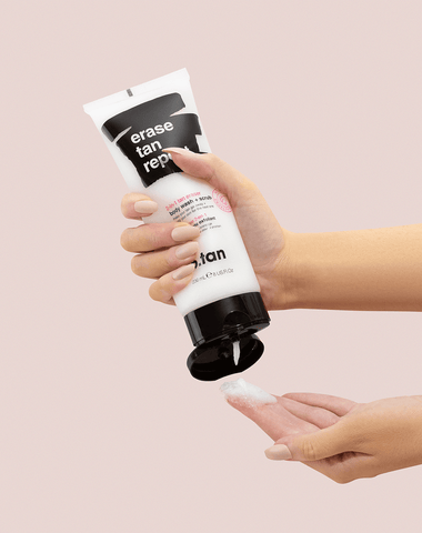 erase tan repeat 2-in-1 selbstbräuner-entferner + duschgel