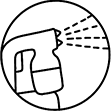 Gleichmäßig aufsprühen