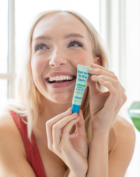 bye bye to the burn kühlendes lippenserum