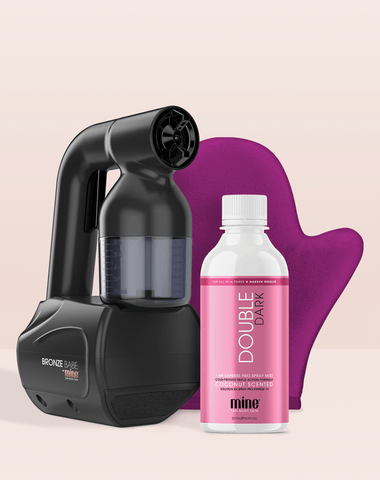 Bronze Babe Spray-Tanning-Set für zuhause