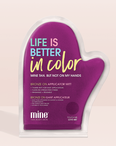 Bronze On Bräunungshandschuh