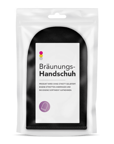 Bräunungshandschuh: Produktprobe
