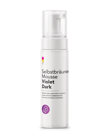 Selbstbräunungsmousse Violet Dark: Produktprobe