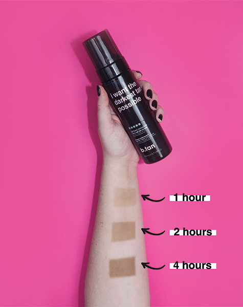 i want the darkest tan possible selbstbräunungsmousse