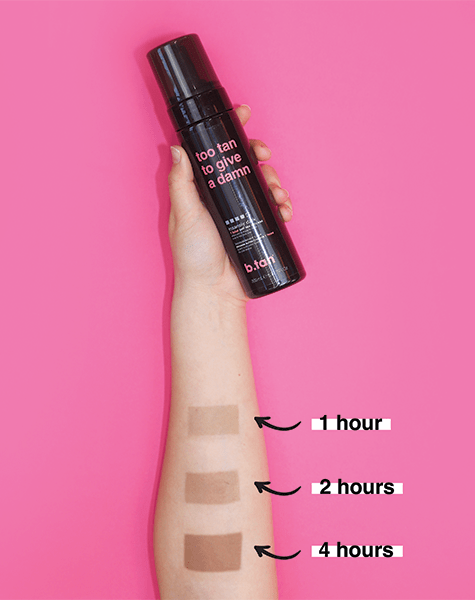 too tan to give a damn selbstbräunungsmousse