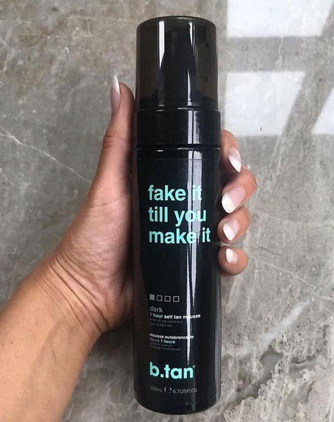 fake it till you make it selbstbräunungsmousse
